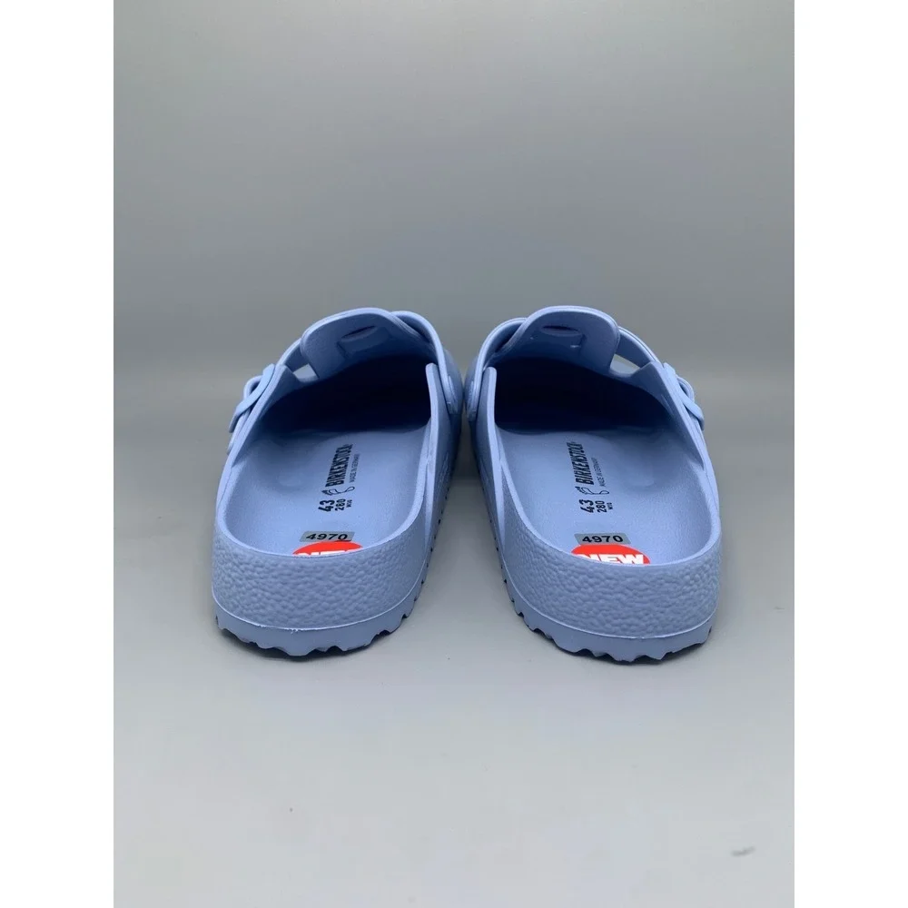 Birkenstock Boston EVA Sky Blue Clogs 1019142 Men's Sz 10 Women's Sz 12